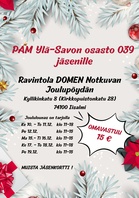 Ravintola Domen Notkuva Joulupöytä